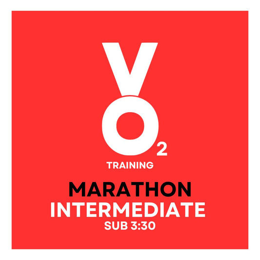 VO2 Marathon Training Plan: Intermediate (Sub 3:30)