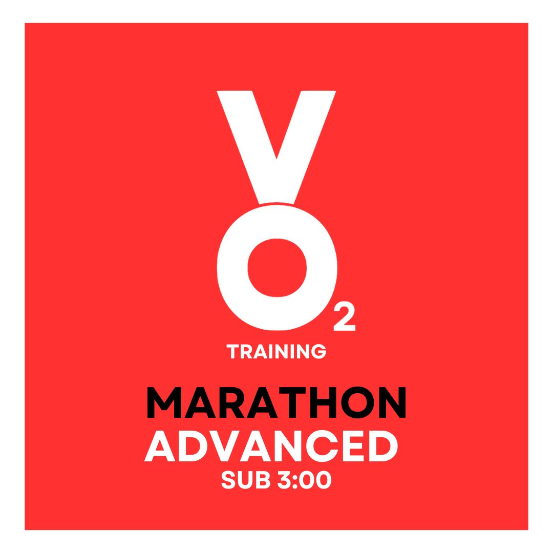 VO2 Marathon Training Plan: Advanced (Sub 3:00)